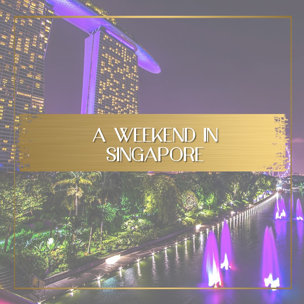 Singapore trip tips first